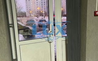 раздвижная решетчатая дверь в собранном виде