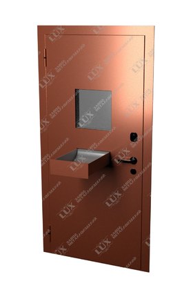 кассовая дверь с окном и стеклом