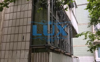 решетка на окно распашная вид с боку